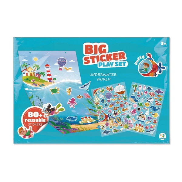 Set de joacă cu stickere dodo „lumea subacvatică” 4