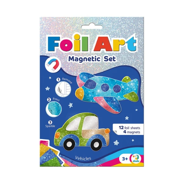 Set magnetic creativ cu folie „transport” 3