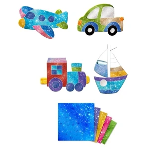 Set magnetic creativ cu folie „transport” Thumbnail 2