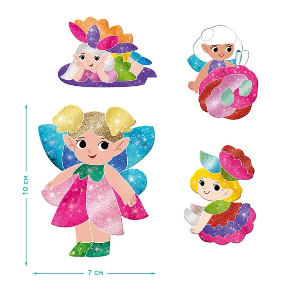 Set magnetic creativ cu folie „zânele pădurii” 4