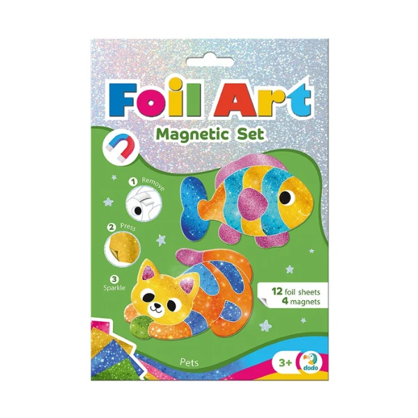 Set magnetic creativ cu folie "animale de companie" 4