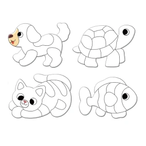 Set magnetic creativ cu folie "animale de companie" Thumbnail 5