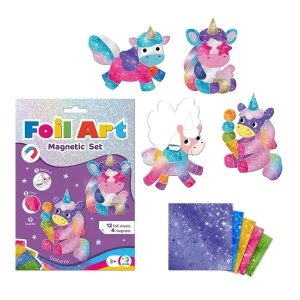 Set magnetic creativ cu folie „unicorni” Thumbnail 8