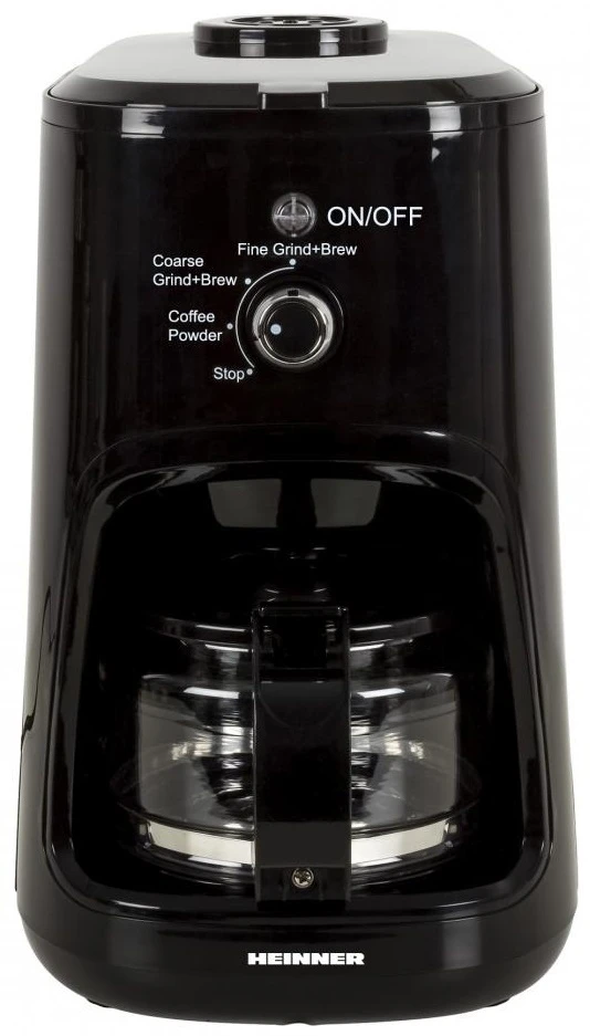 Кофеварка (с кофемолкой) heinner hcm-900rbk 4