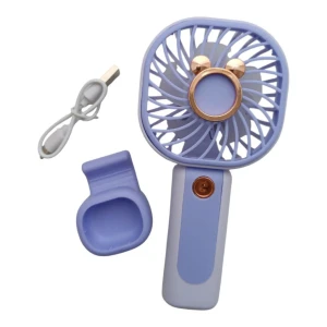 Ventilator mini, cu acumulator, ursulet, 1,5 w, 7,5х16, s180