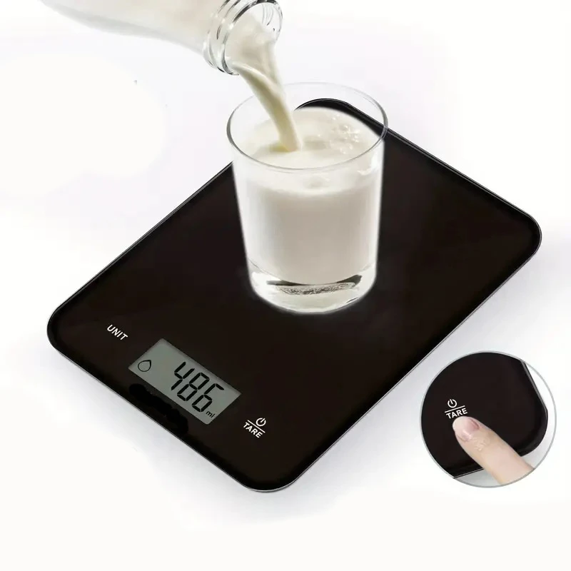 Кухонные весы из стекла health & beauty life ke-s 0-5 кг yz-1912 4