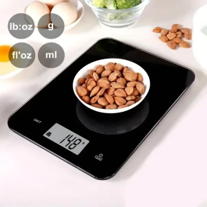 Кухонные весы из стекла health & beauty life ke-s 0-5 кг yz-1912