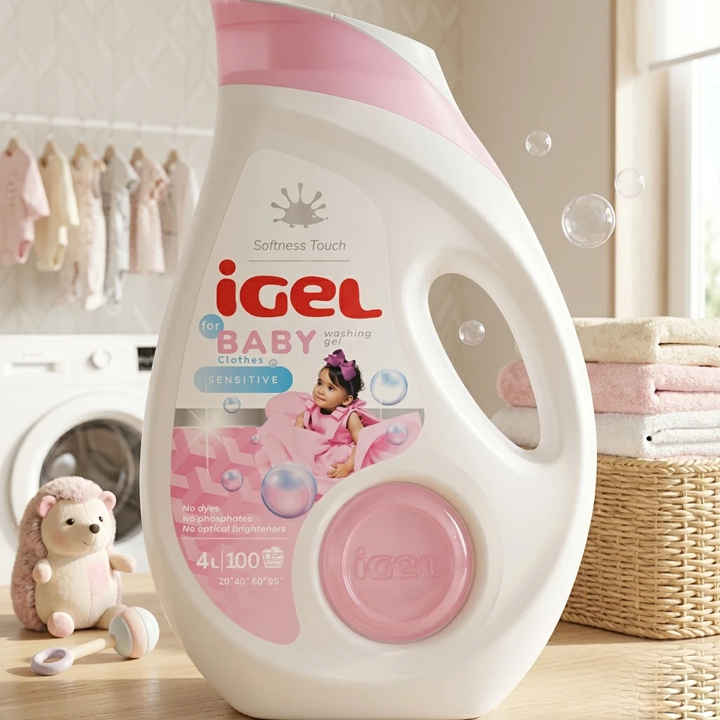 Гель для стирки igel baby, 4 л 2