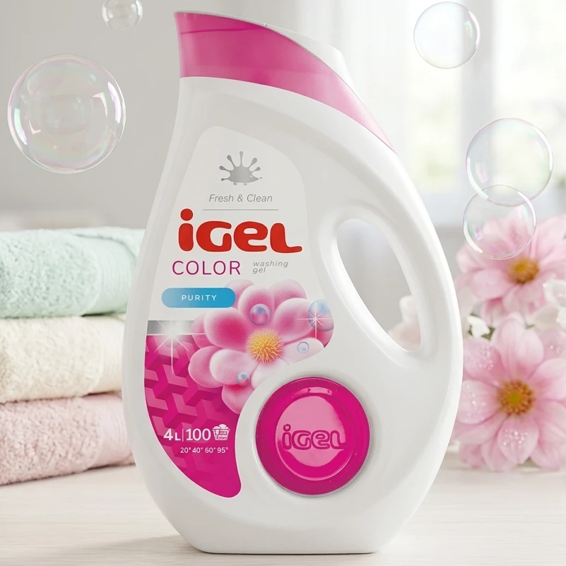 Гель для стирки igel, color, 4 л 2