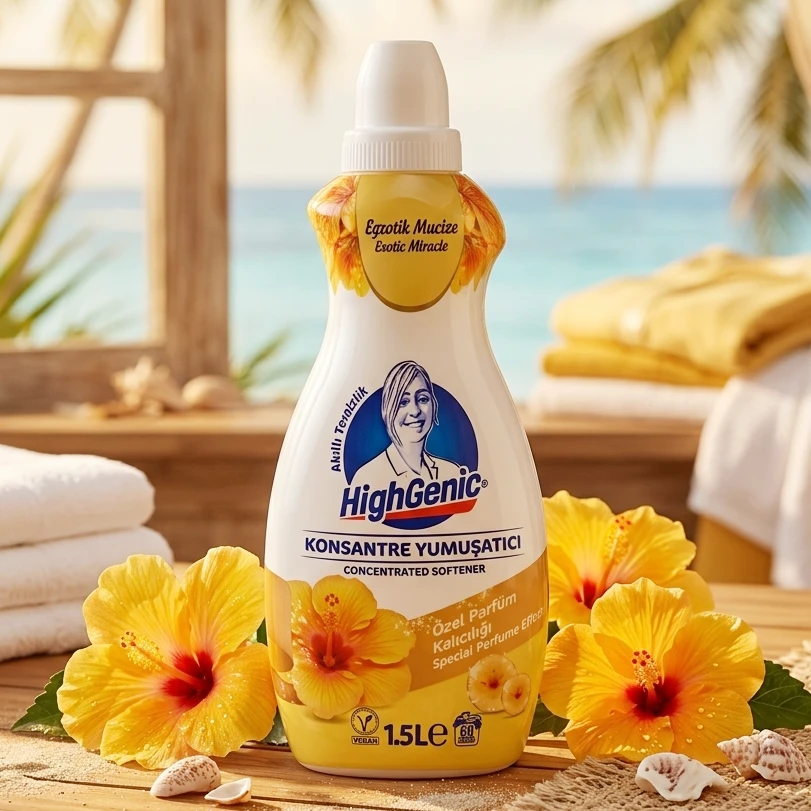Концентрированный кондиционер для белья hg exotic miracle, 1500 мл 2