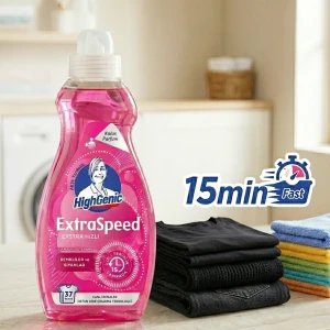 Detergent lichid pentru rufe hg, extra speed, color si negru, 1500 ml