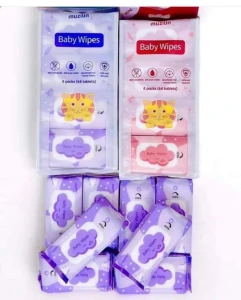 Servetele muzilin, umede, mini, set 8 buc Thumbnail 2