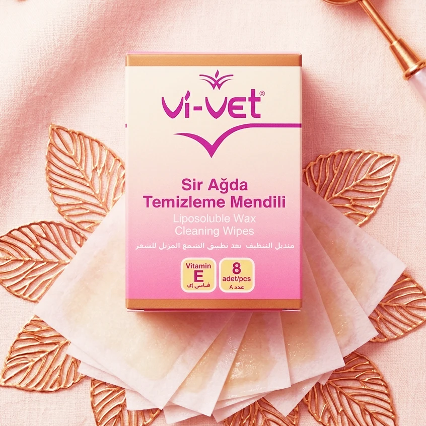 Салфетки для очистки после депиляции vi-vet, 8 шт 2