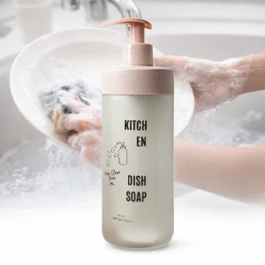 Dozator pentru sapun lichid voce, la venta, din sticla, 500 ml