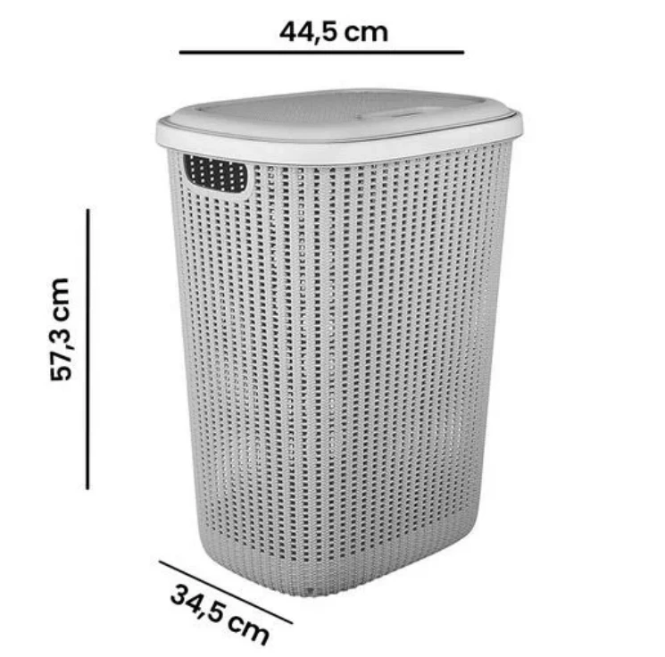 Корзина для белья gondol plastik, 34,5x44,4x56,3 см, 57 л 11