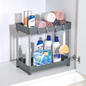 Raft din plastic voce, cu 2 nivele, 22 x 39.5 x 37.6 cm Thumbnail 2