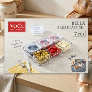 Set pentru mic dejun voce, bella, 32.5 х 22 х 5 сm, 7 buc