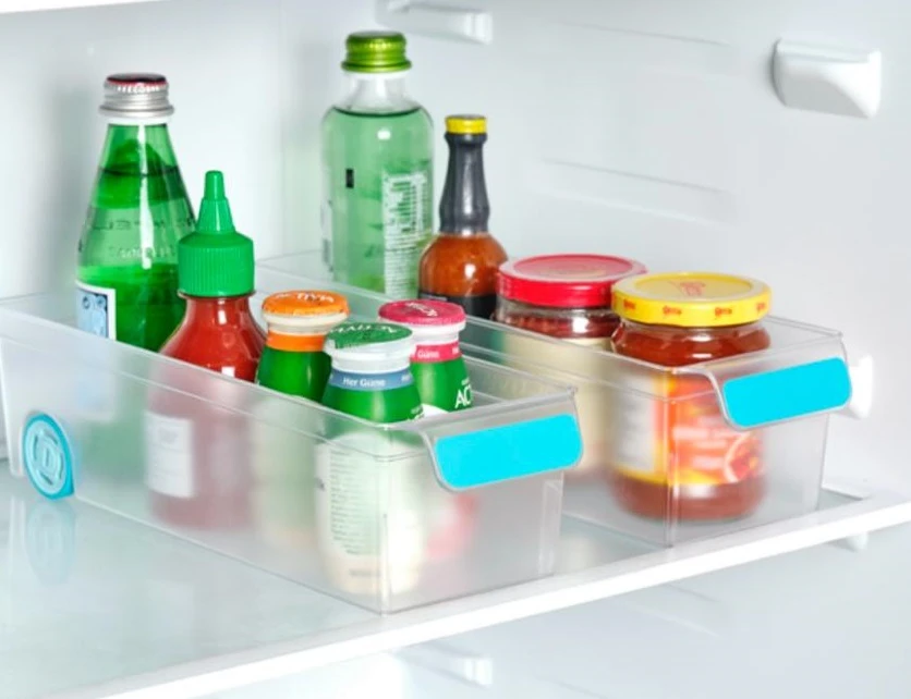 Органайзер gondol plastik для холодильника на колесах, 10x31x8,2 см 2
