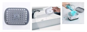 Organizator pentru soluții de spălat soap pump, cu burete, 10x14,5x8 cm Thumbnail 5