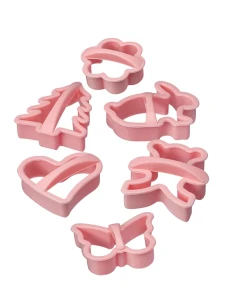 Forme figurate pentru biscuiti gondol plastik, 6 buc