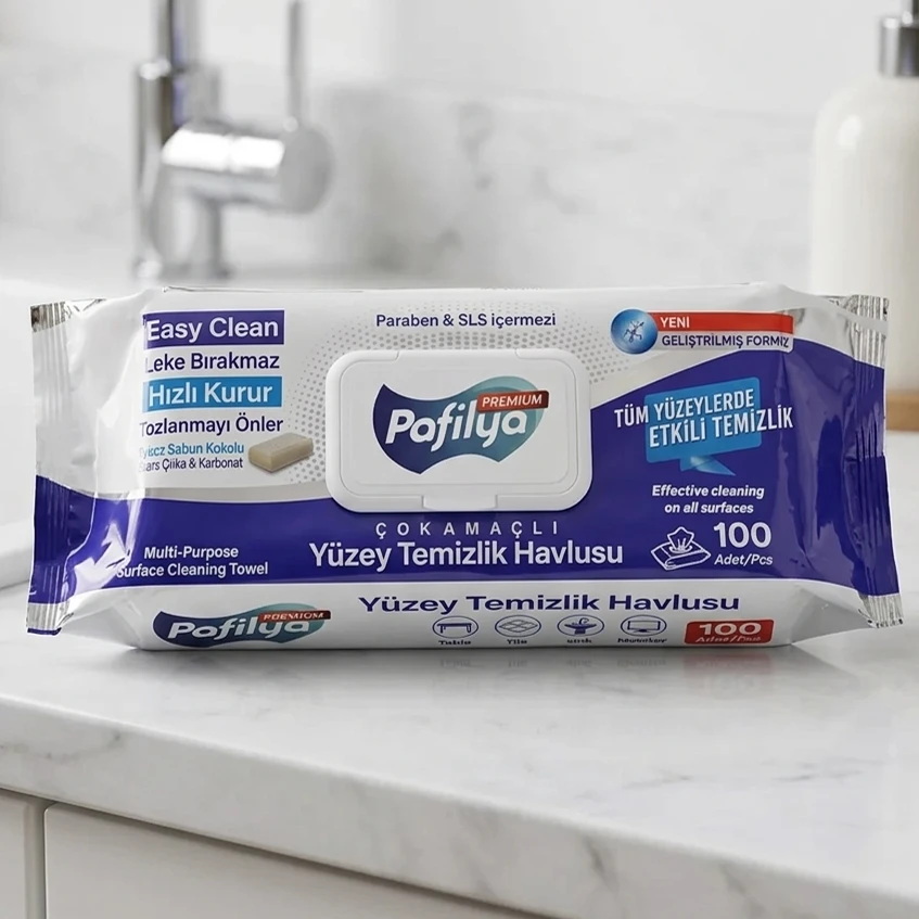 Влажные салфетки для очистки pafilya premium, white soap, 100 шт 2