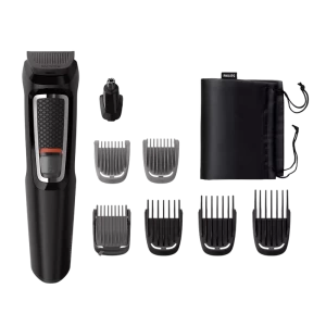 Trimmer pentru bărbați Philips Multigroom Series 3000 MG3730/15, Negru