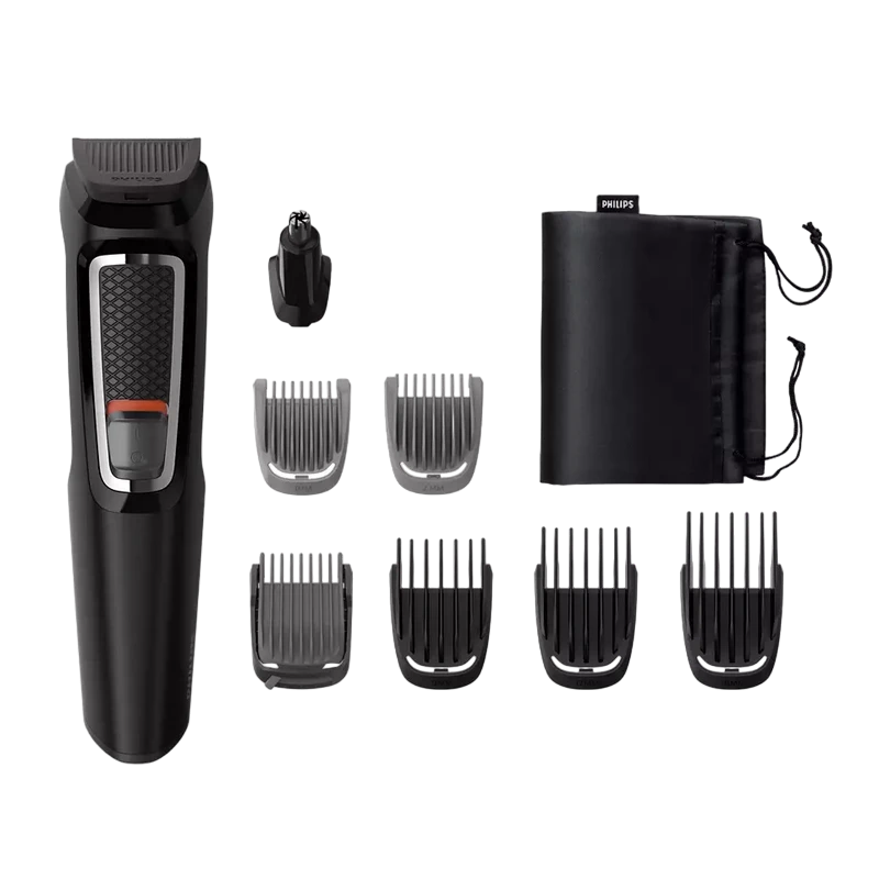 Trimmer pentru bărbați philips multigroom series 3000 mg3730/15, negru 3
