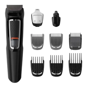 Trimmer pentru bărbați Philips Multigroom Series 3000 MG3740/15, Negru