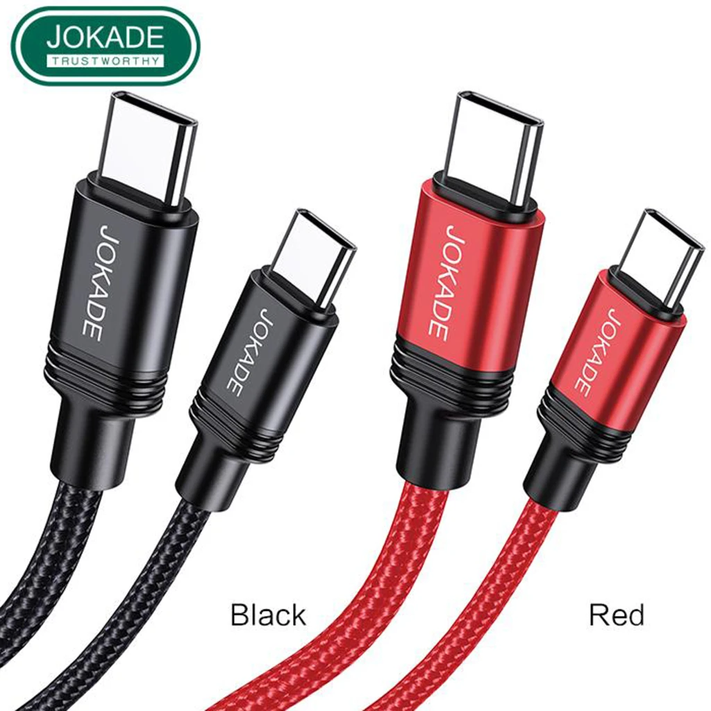 Кабель fast charger type-c to type-c jokade ja041cc 2м 3