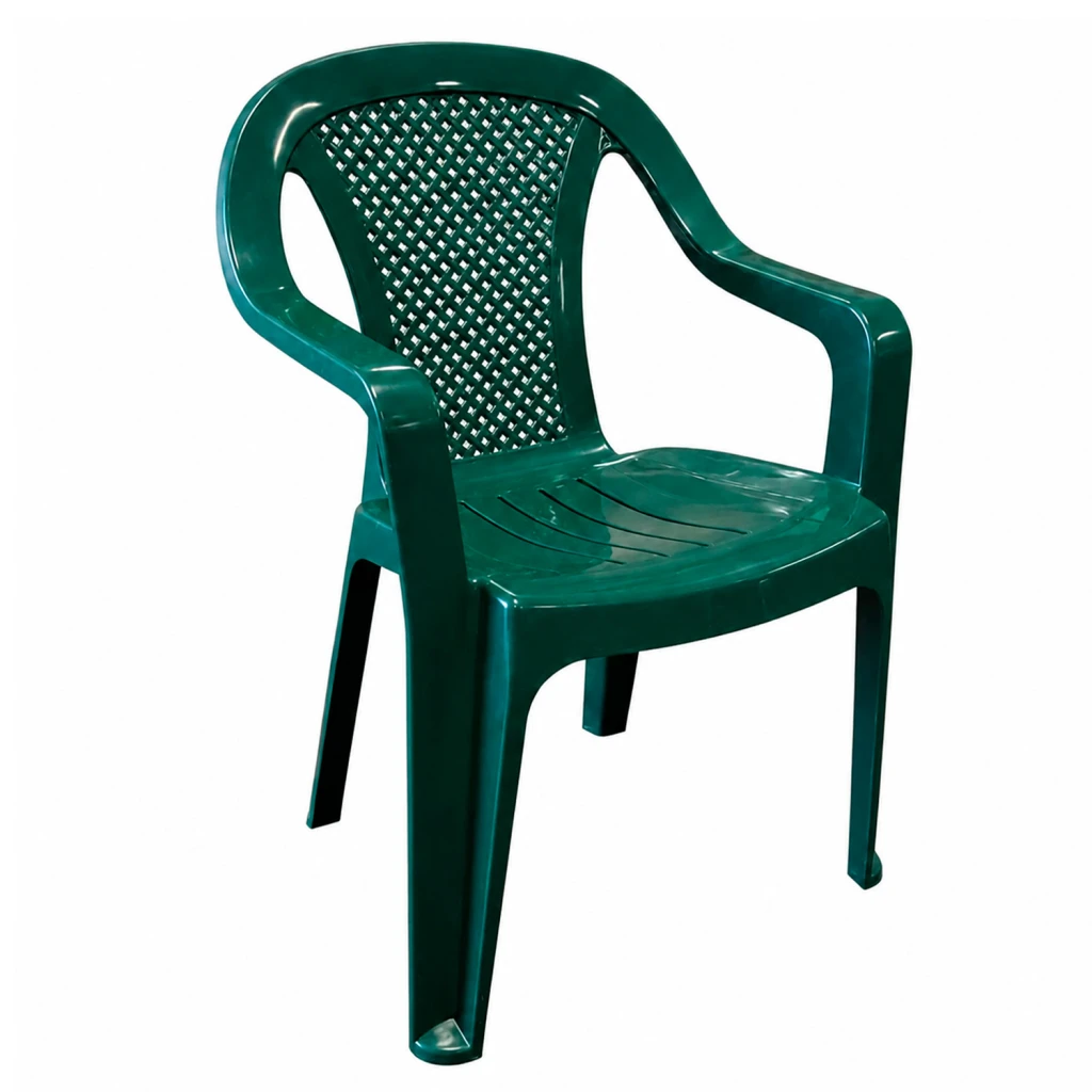 Пластиковый стул valerija elegant (зелёный) 2