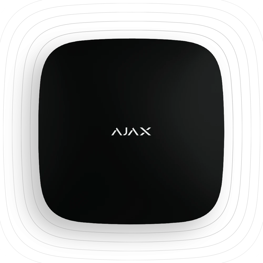 Ajax rex чёрный eu ретранслятор 2
