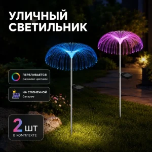 Солнечный светодиодный светильник 73*36 см, аватар, 2 шт.  (15-603.5)