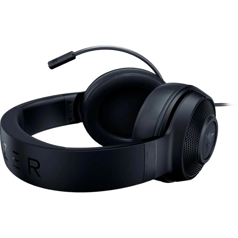 Игровая гарнитура razer kraken x lite, проводной аналоговый, чёрный 4
