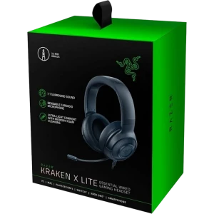 Игровая гарнитура razer kraken x lite, проводной аналоговый, чёрный Thumbnail 2