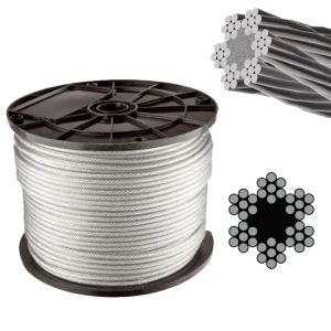Cablu de oțel elmos 22347 500 m 7 mm 6x7 oțel