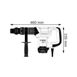 Отбойный молоток gsh500 1100 вт 7,5 j 220 - 240 в 0 - 2900 уд/мин bosch Thumbnail 2