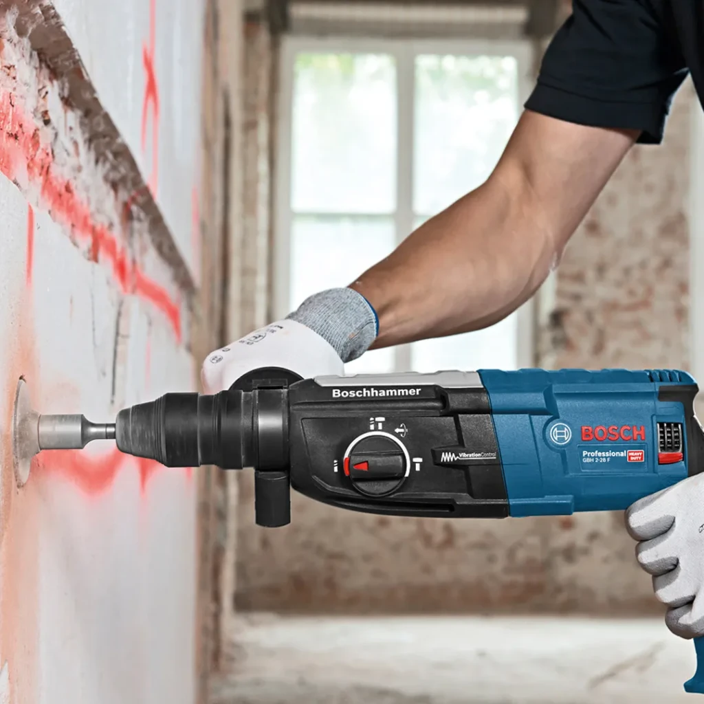 Перфоратор sds plus gbh 2-28 f 880 вт 220 - 240 в 3.2 дж 0 - 4000 уд/мин bosch 5