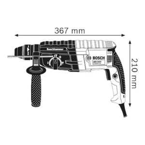 Ciocan rotopercutor sds plus gbh 2-24 dre prof 790 w 220 - 240 v 2.7 j 0 - 4200 percuţii/min bosch Thumbnail 3