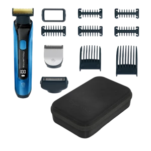 Trimmer pentru bărbați rowenta forever sharp ultimate tn6200f4, albastru