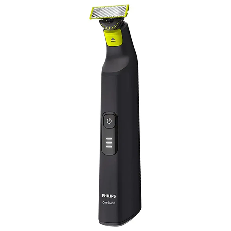 Мужской триммер philips oneblade pro 360 qp6541/15, черный | зелёный 7