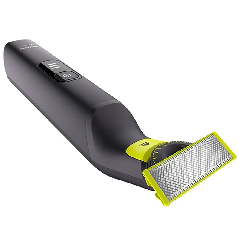 Мужской триммер philips oneblade pro 360 qp6541/15, черный | зелёный 14