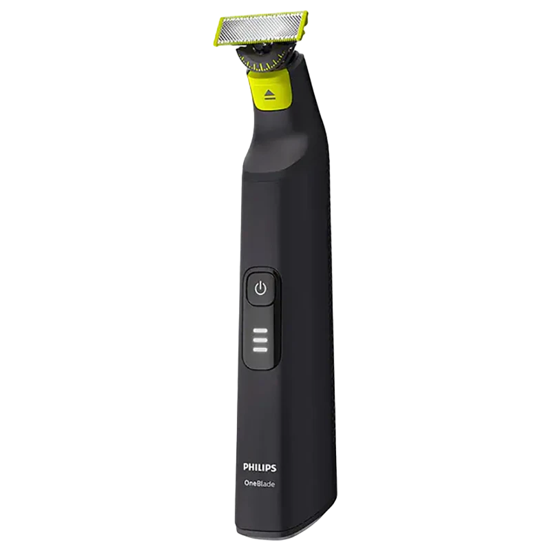 Мужской триммер philips oneblade pro 360 qp6541/15, черный | зелёный 6
