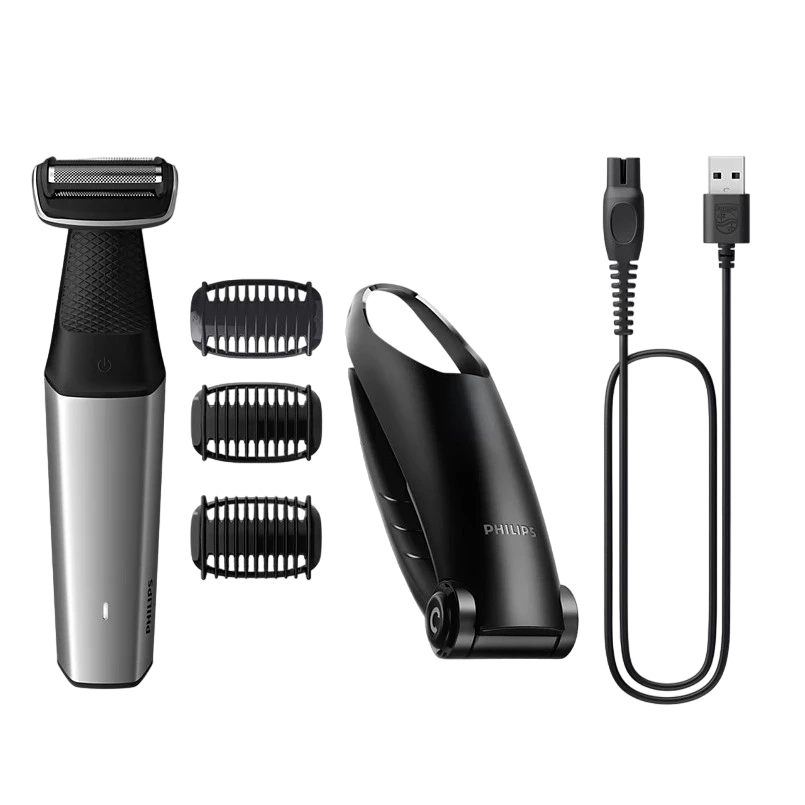Trimmer pentru bărbați philips bg5021/15, argintiu | negru 4