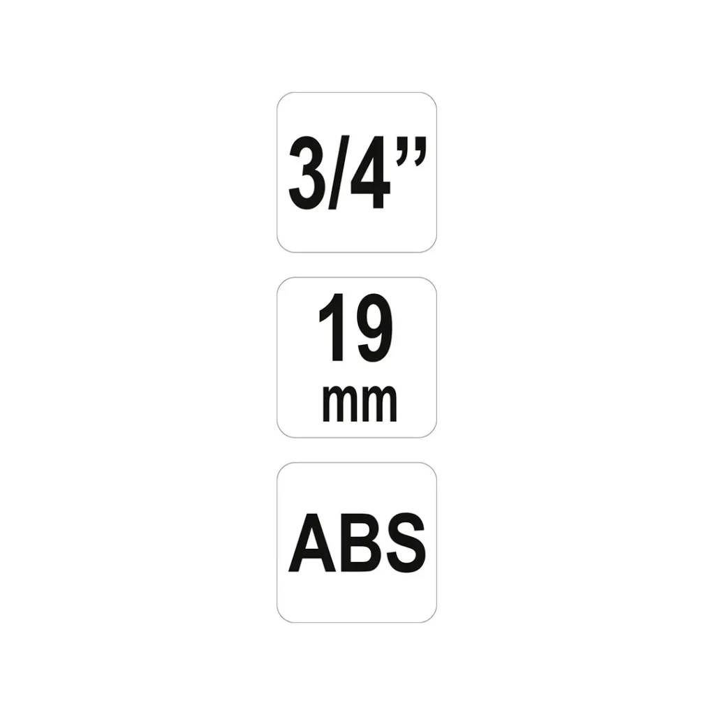 Mufă de conectare rapidă yato 99802 3/4'' abs 3
