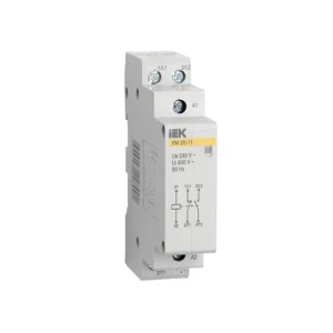 Модульный контактор mini km20-20 20 a 50 гц 220 в ip20 iek