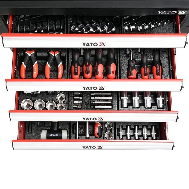 Dulap mobil cu scule yt55300 975 x 765 x 465 mm 6 sertare 177 yato 3
