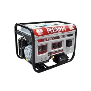 Генератор бг9500 э бензин 7.5 квт 220 в resanta