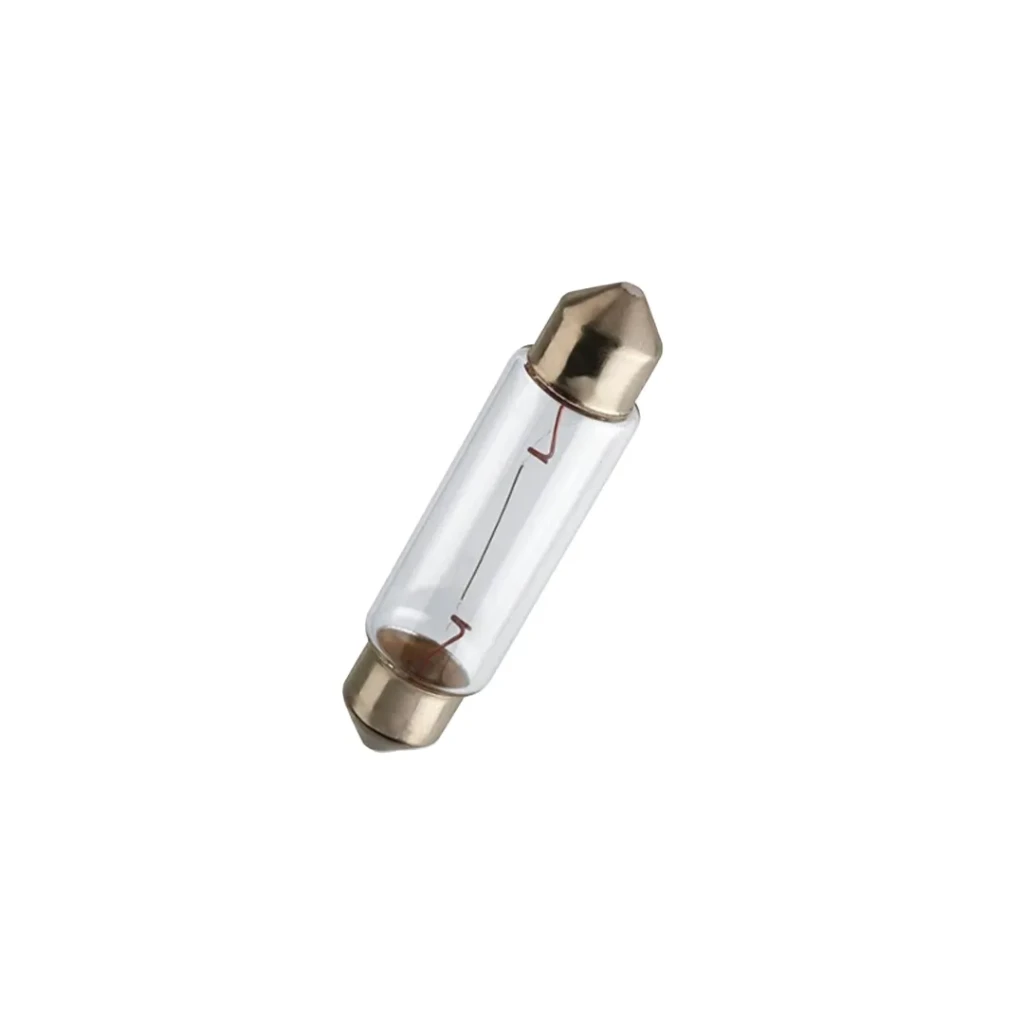 Автомобильная лампа festoon t10.5x43 12866b2 10 вт sv8.5 115 лм 6000 k 12 в philips 2