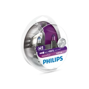 Автомобильная лампа h1 12258vps2 55 вт p14.5s 1780 лм 3250 k 12 в philips