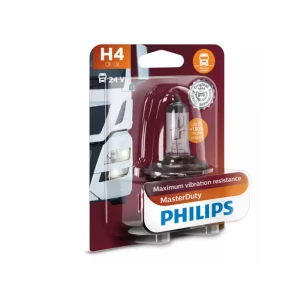Автомобильная галогенная лампа h4 13342mdb1 75/70 вт p43t-38 1450 лм 3200 k 24 в philips